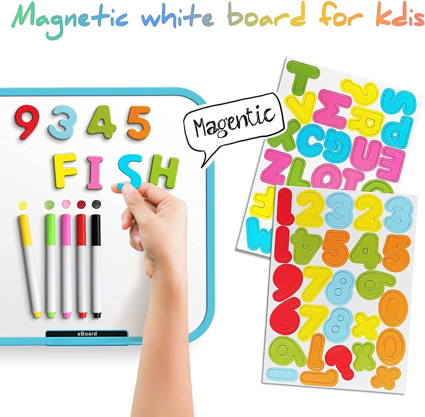 ORSEN Colorful 14 Inch LCD Writing Tablet for Kids, Electronic Sketch Drawing Pad Doodle Board, Toddler Travel Toys 2 in 1 Magnetic Boogie Board Birthday Gifts for 2 3 4 5 6 7 8 Year Old Grils Boys : Office Products