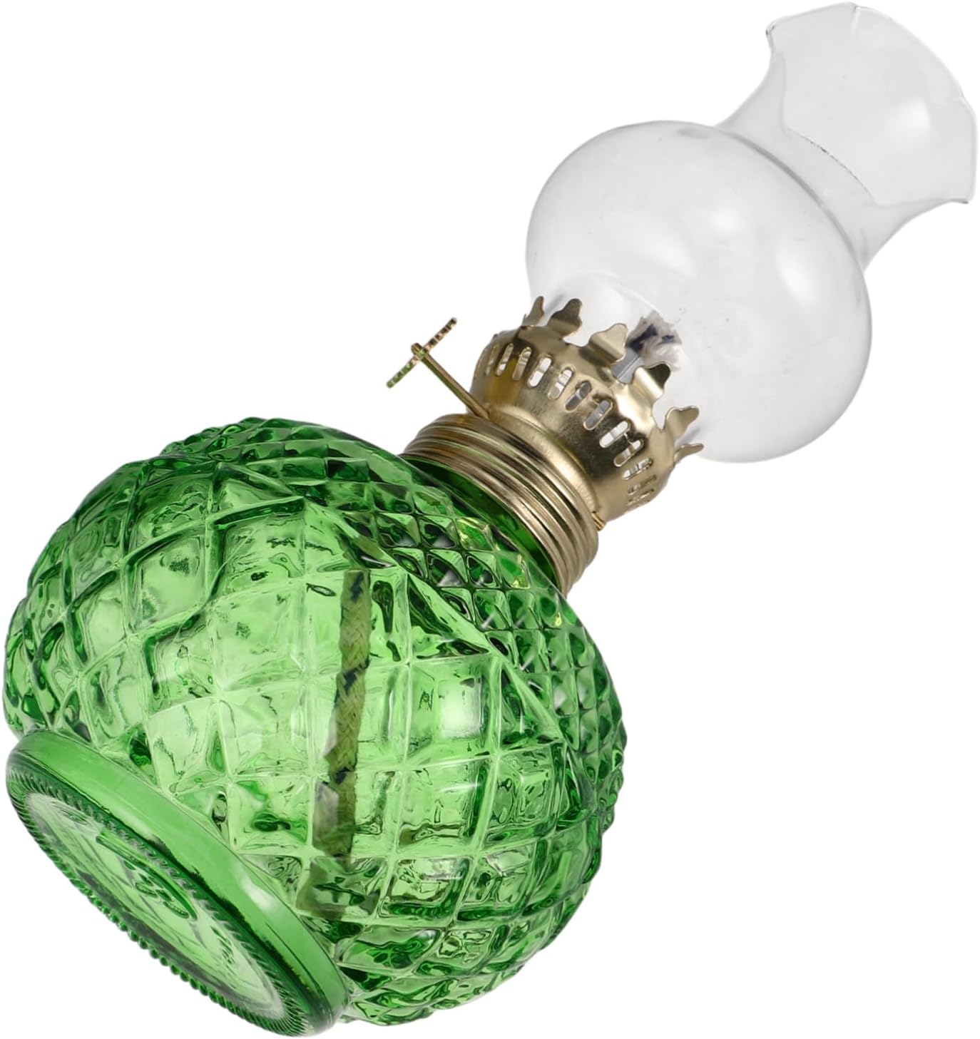 Zerodeko Retro Oil Lamp Indoor Use Kerosene Lamp Soft Night Light Decorative for Emergency