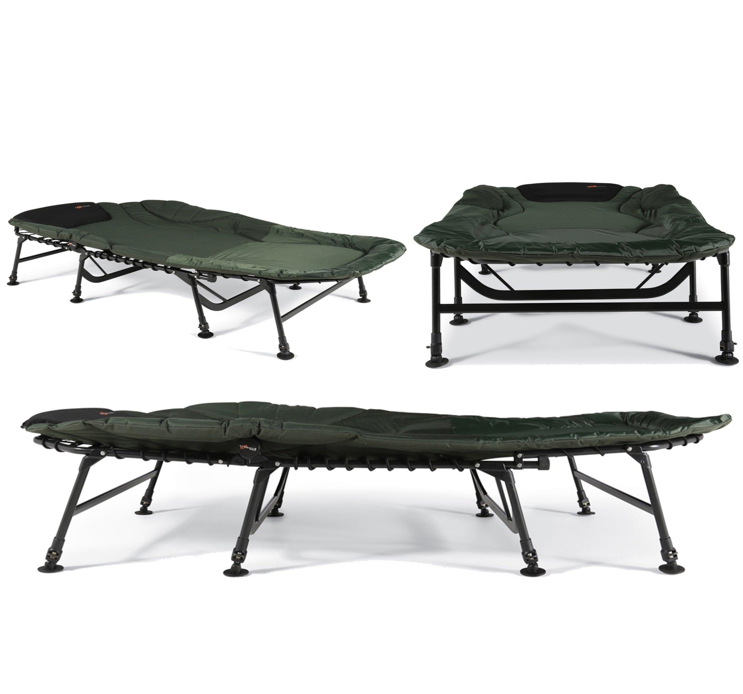 Cyprinus™ Wide Guy Double Carp Bedchair bigger than Nash Emperor! Very large will fit 2 people also ideal for camping and put me up bed or guest bed