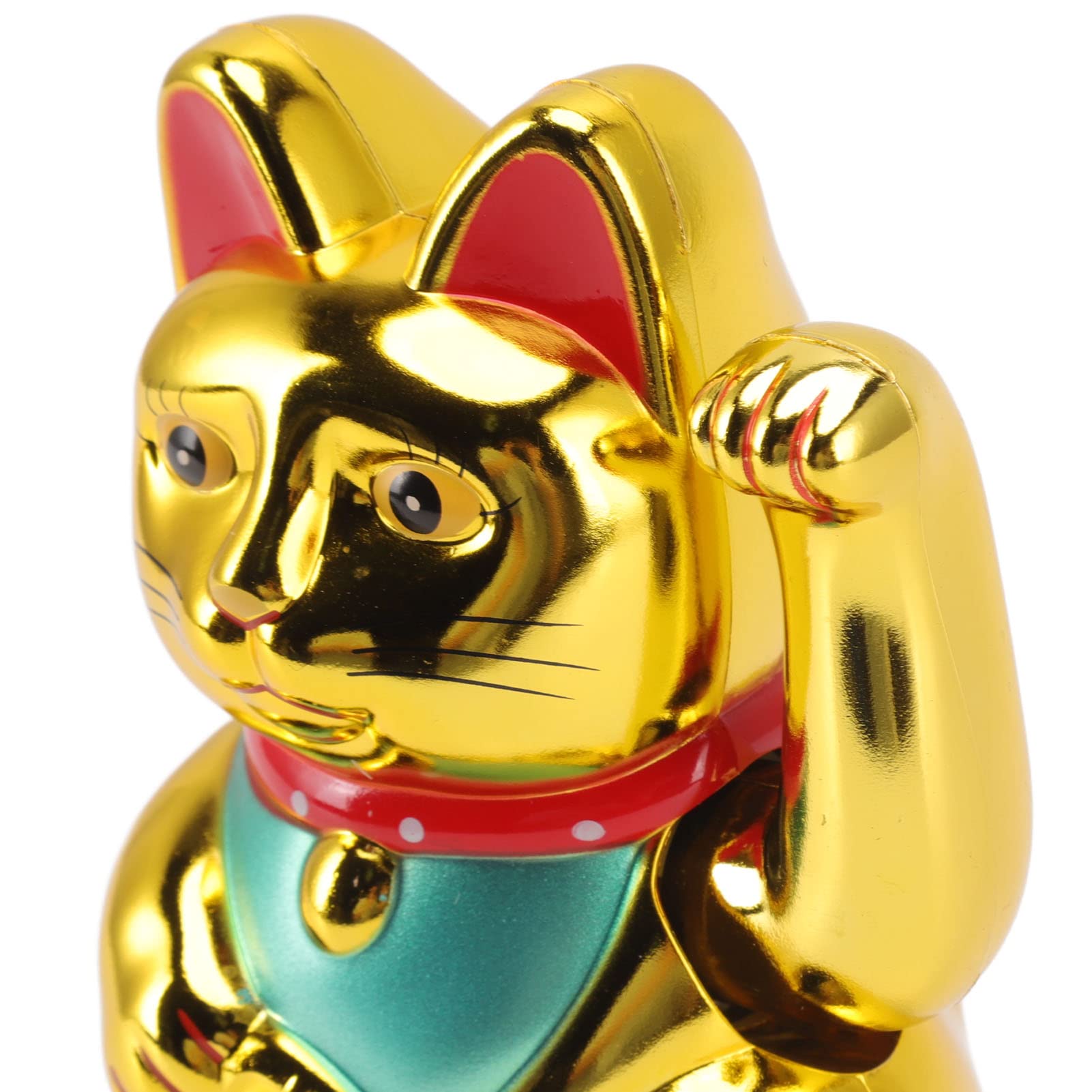 Solar Powered Lucky Waving Arm Cat, Feng Shui Waving Hand Paw Up