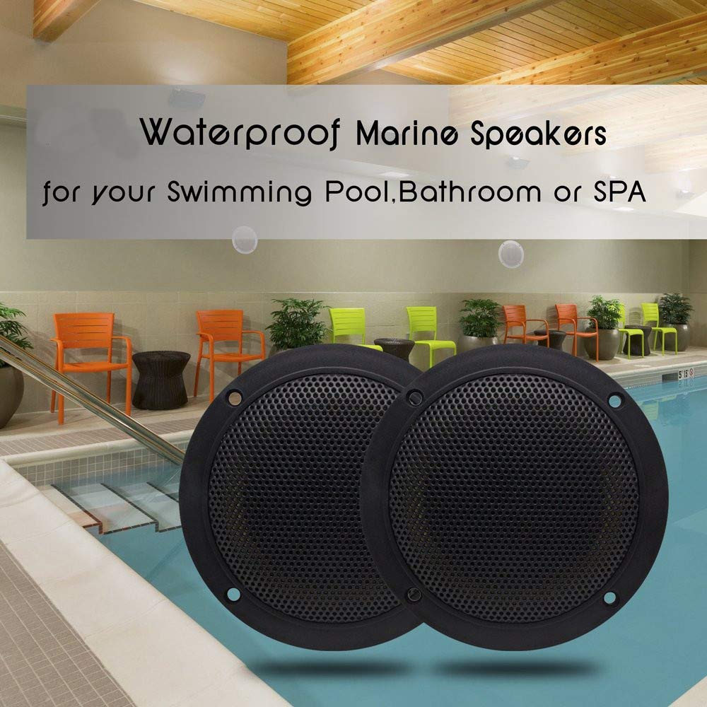 BASS FACE SPL5.2B altoparlanti diffusori doppio cono 125 watt rms 250 watt max 14,50 cm 145 mm 5,25" waterproof impermeabili a coppia