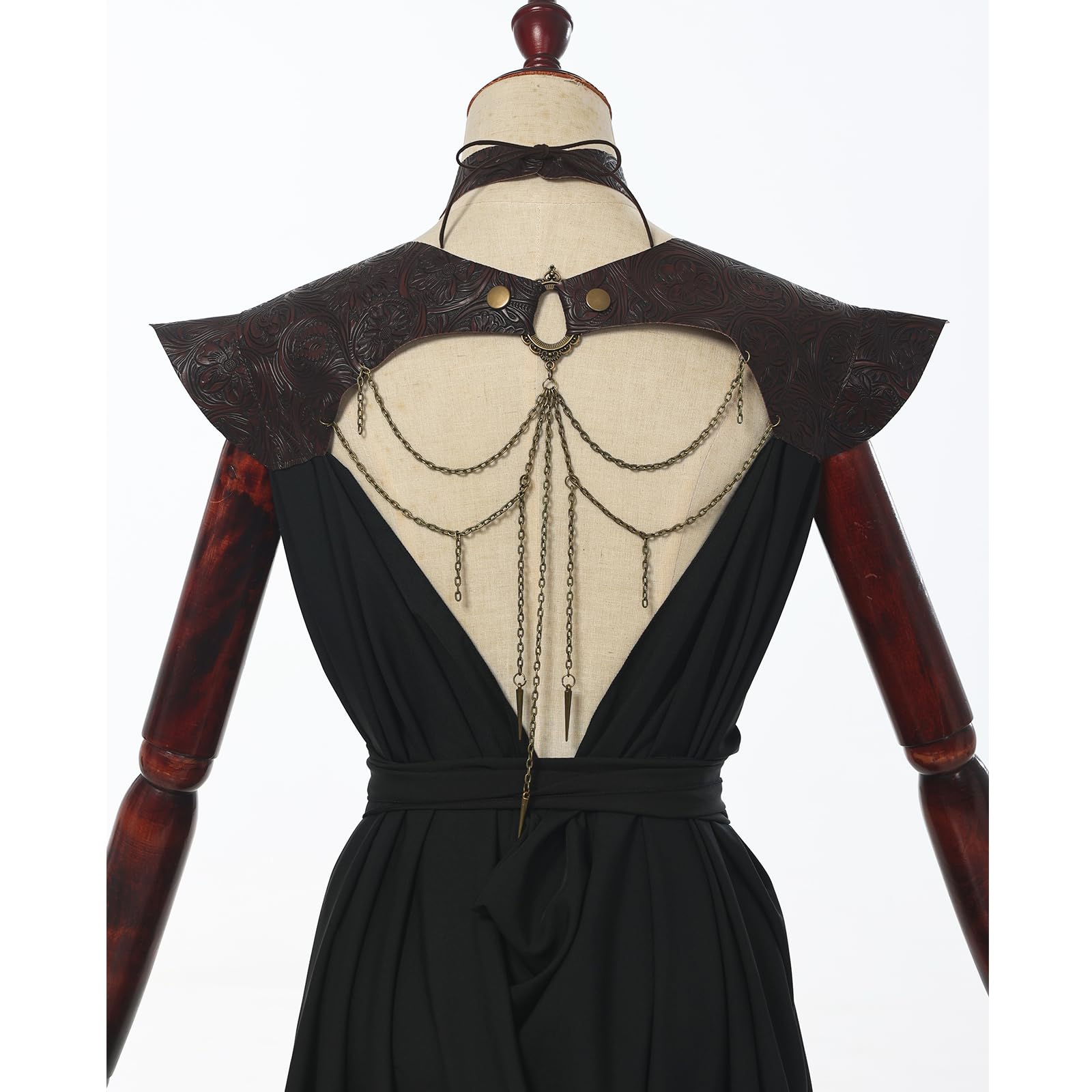 Mittelalterlicher Elfenumhang für Damen, volle Länge, Feen-Umhang, schulterfrei, Capelet, Renaissance-Cosplay-Kostüm