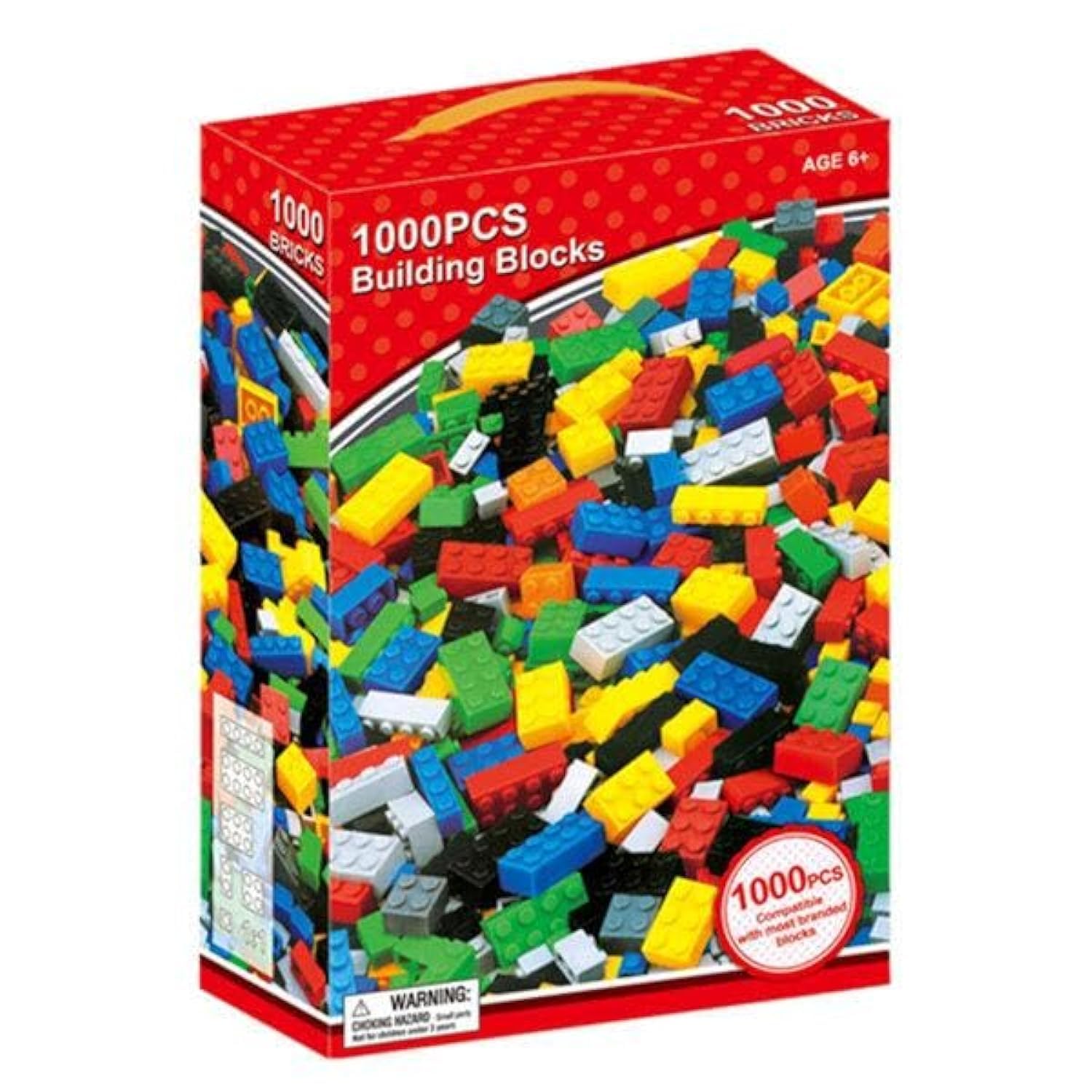 1000 Pcs Building Blocks Compatible with Branded Blocks