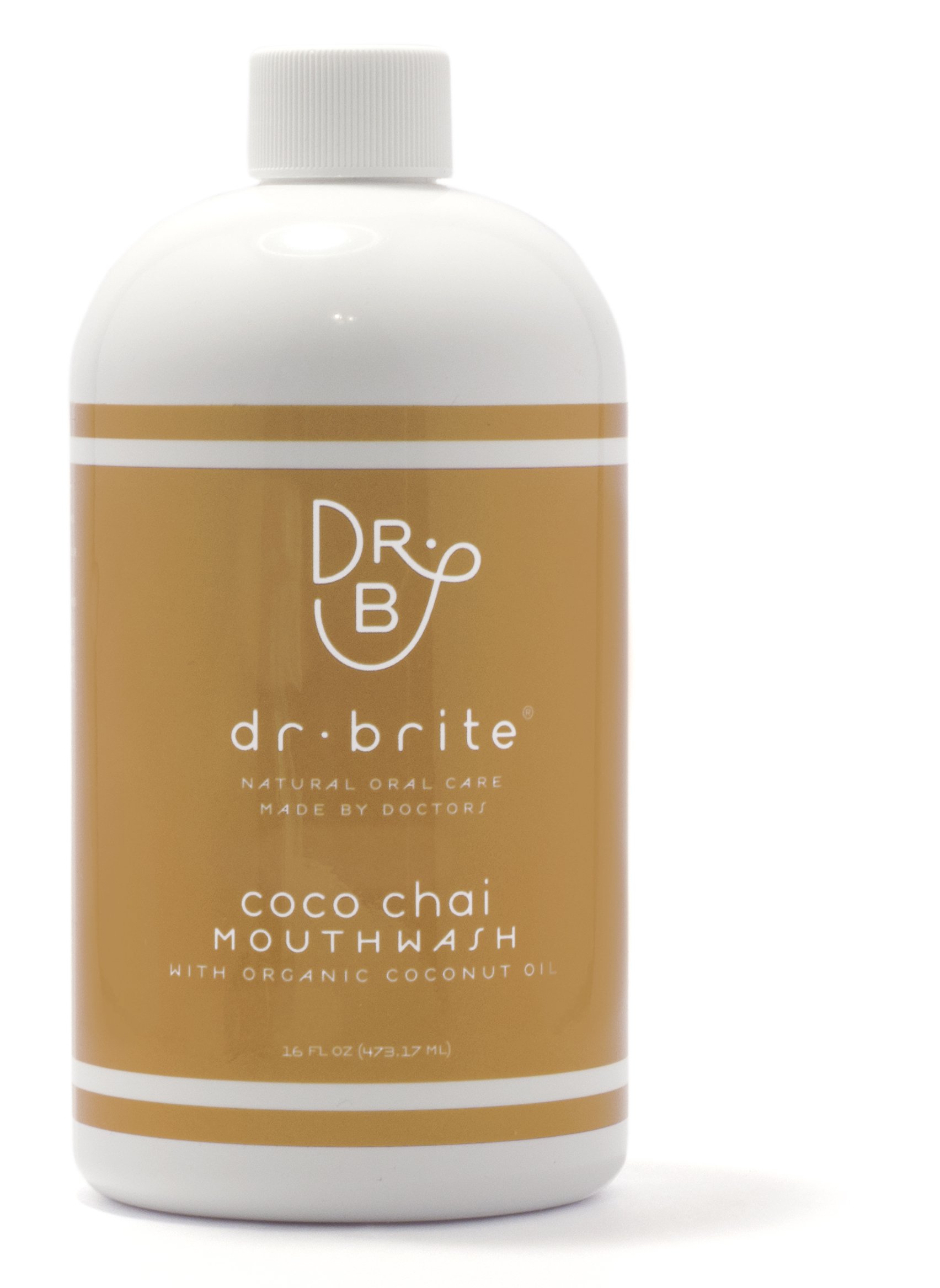 Dr. Brite Coco Chai Healthy Gums Mouthwash with Organic Coconut Oil (16 Fl Oz)