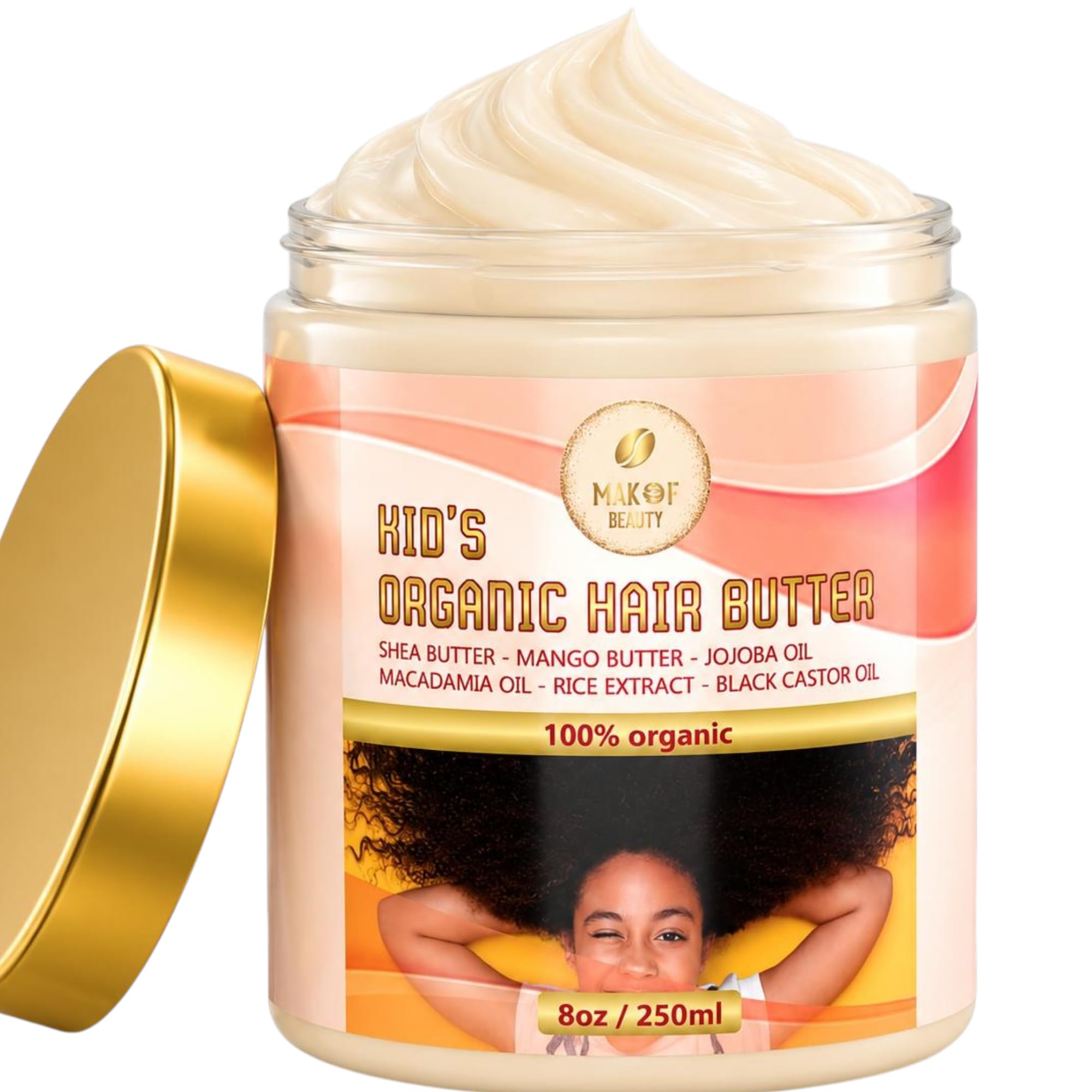 MAKOF BEAUTY Organic Kid’s Hair Butter - detanglers | Mubboo