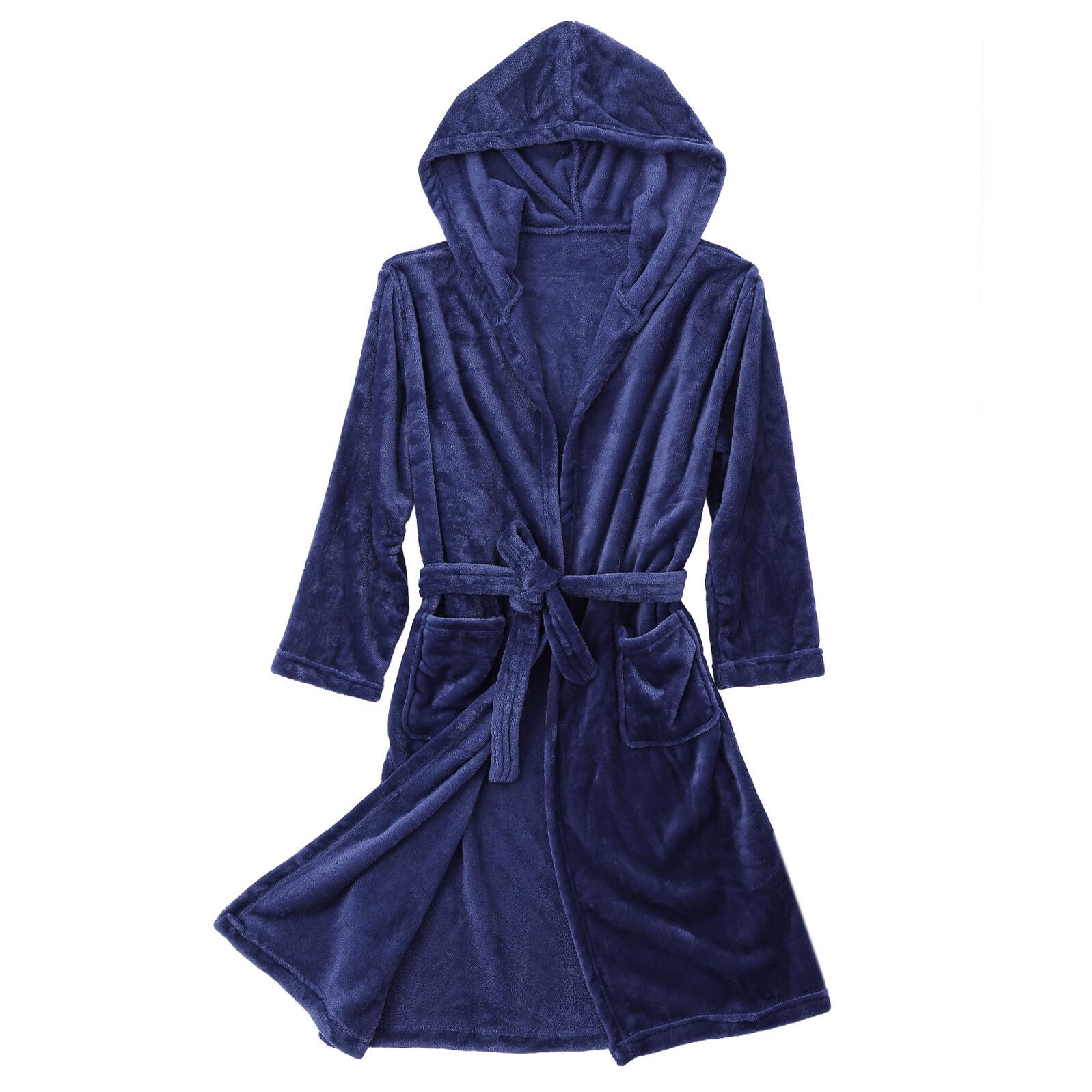 Accappatoio Uomo con Cappuccio, Taglia Unica in Poliestere | Doccia e College Dorm, Stile Semplice ed Elegante, Design Moderno, Uso Versatile