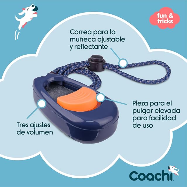 Foto 3 de 8 de Coachi Multi-Clicker, accessorio per cani con tre livelli di volume, facile da premere