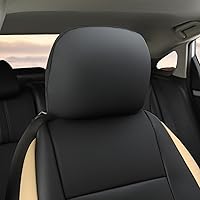 Vista 4 de GIANT PANDA Funda de asiento delantero de automóvil, ajuste personalizado para Chevy Silverado 1500 2500 3500, protectores de asiento de camiones