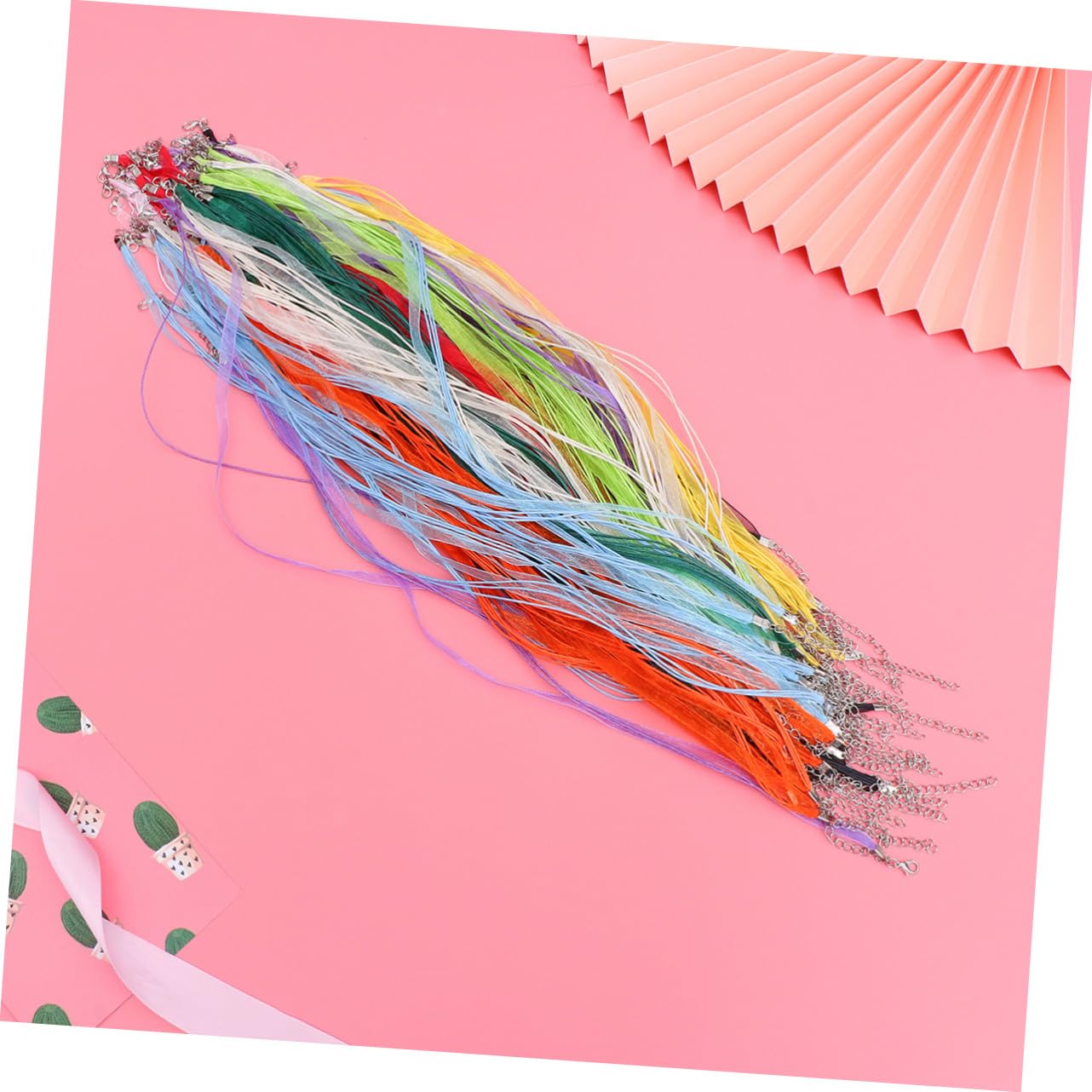Cordón para Collar de Joyería en Hilo Encerado 100 Piezas