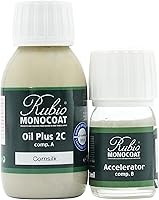 Vista 97 de Rubio Monocoat Aceite para Acabado de Madera 175 pies² - Puro Oil Plus 2C Aceite de Linaza para Madera Rápido de Secar, Ecológico para Uso
