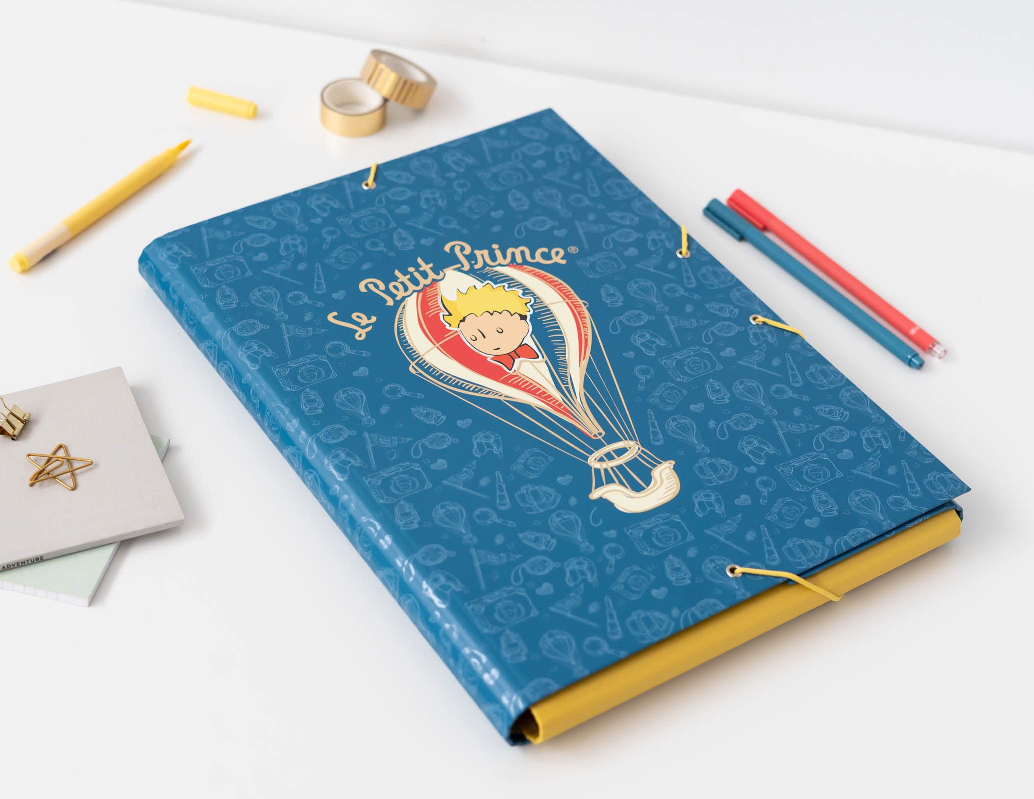 Cartellina Rigida Hokusai Con Elastico Grupo Erik - Portadocumenti A4 Espandibile 34x24.5cm | Design Giapponese - Foto 13