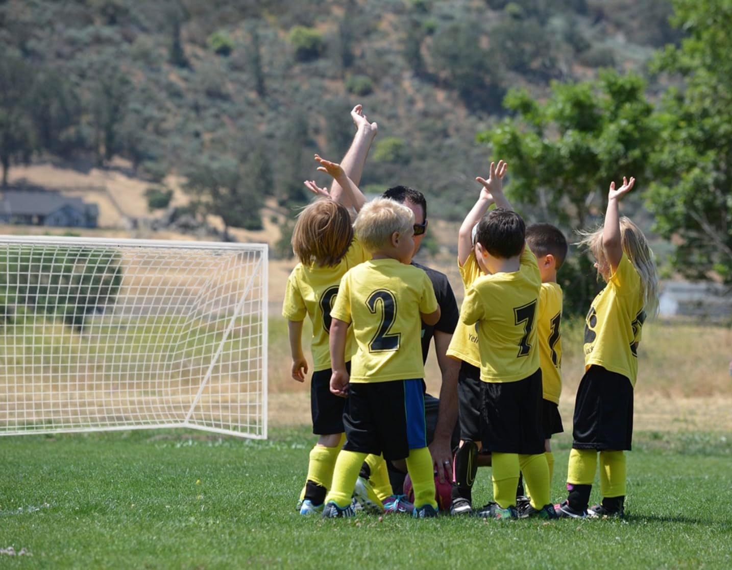 Football Goal Net Replacement - 9.84ft x 6.56ft (3m x 2m) Sports Netting for Soccer Post