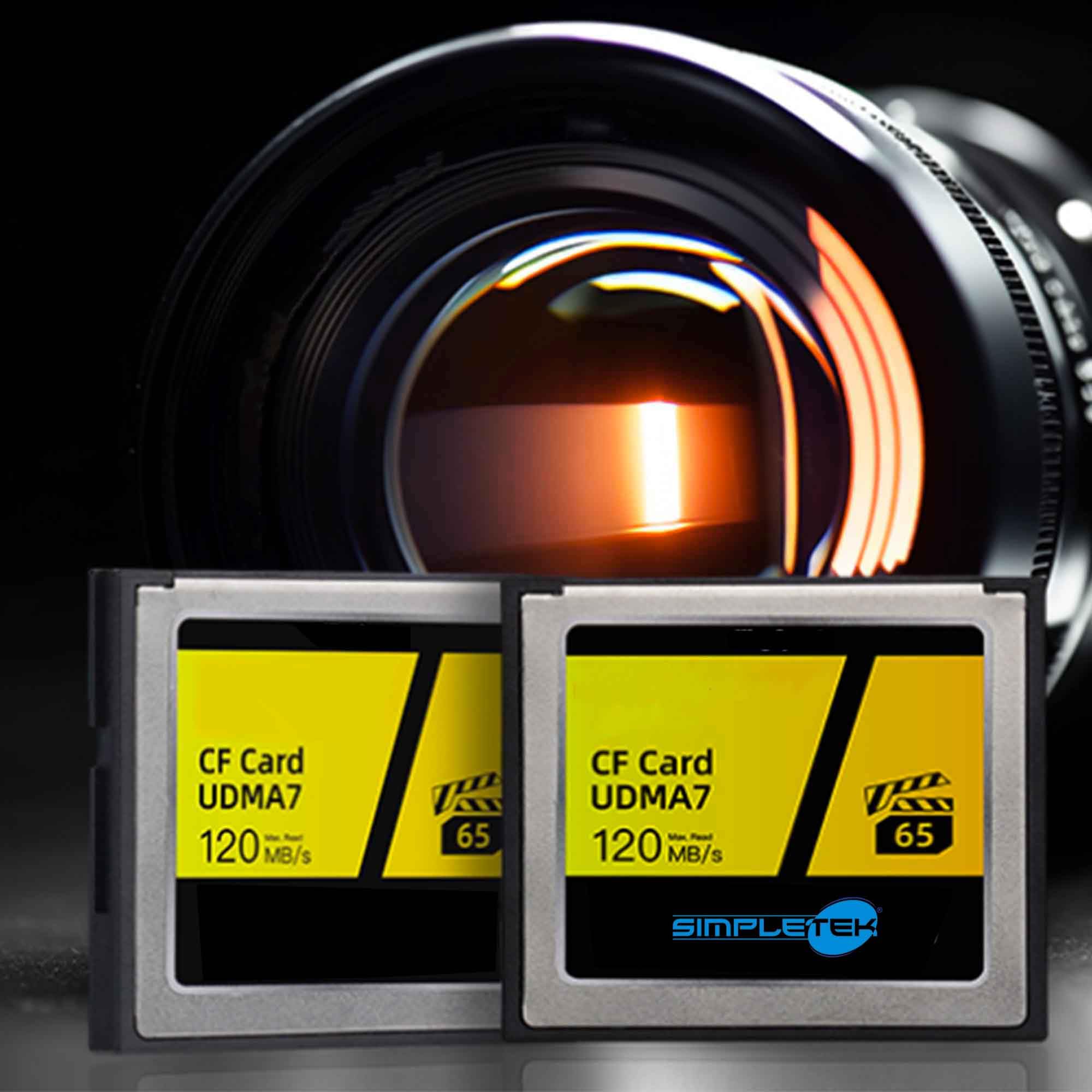 SIMPLETEK – Scheda di memoria CF Card 256GB | Classe di velocità UDMA7 NAND MLC 3D – ATA/ATAPI-7 50 pin | per Fotocamere e Videocamere