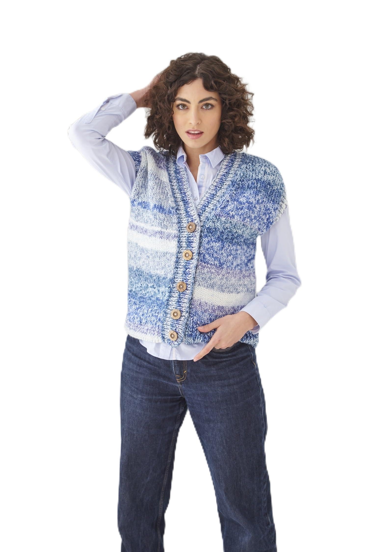 Waistcoat and Jacket in King Cole Hedgerow Chunky (6202)