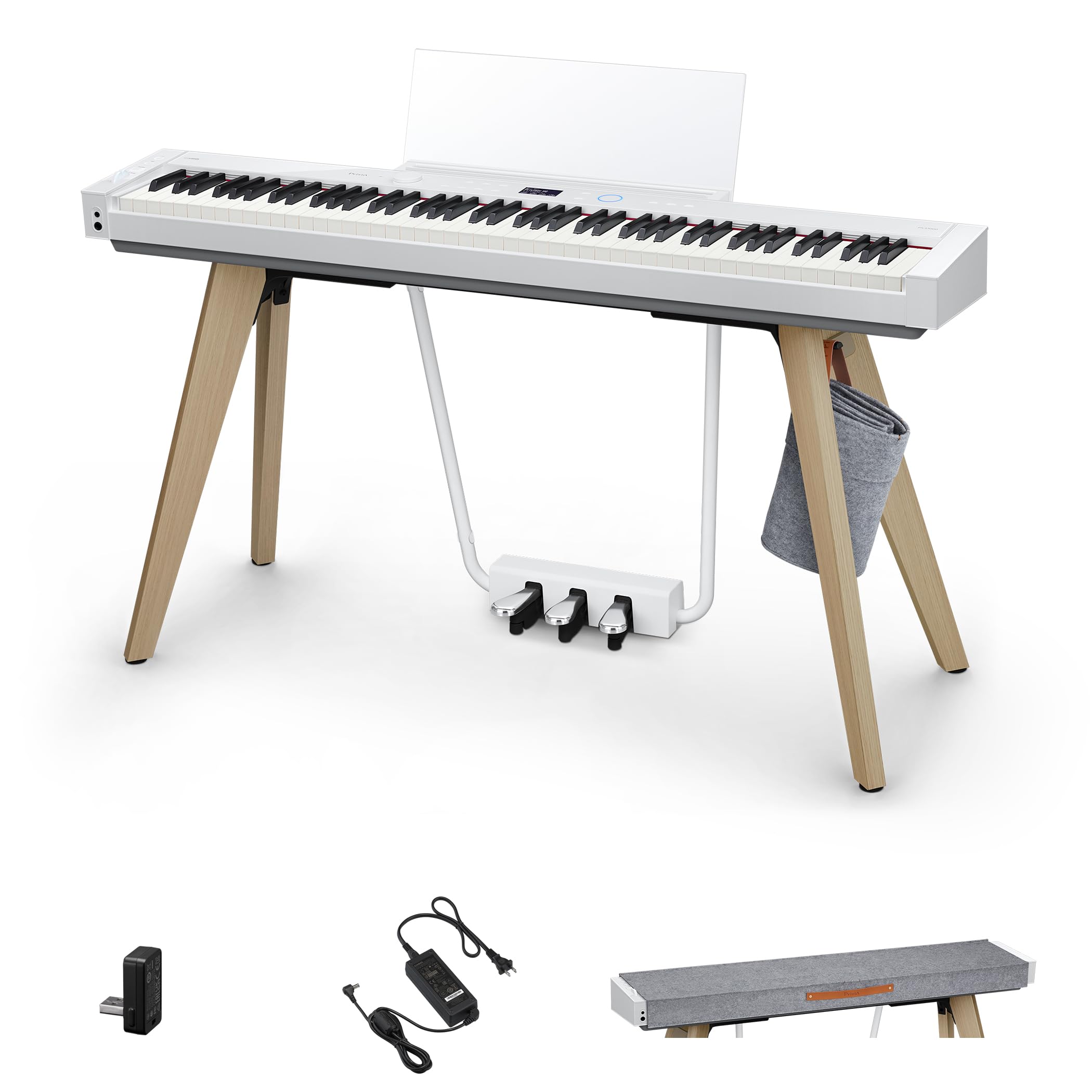 Amazon | カシオ (CASIO) 電子ピアノ Privia PX-S7000WE (ホワイト) 88