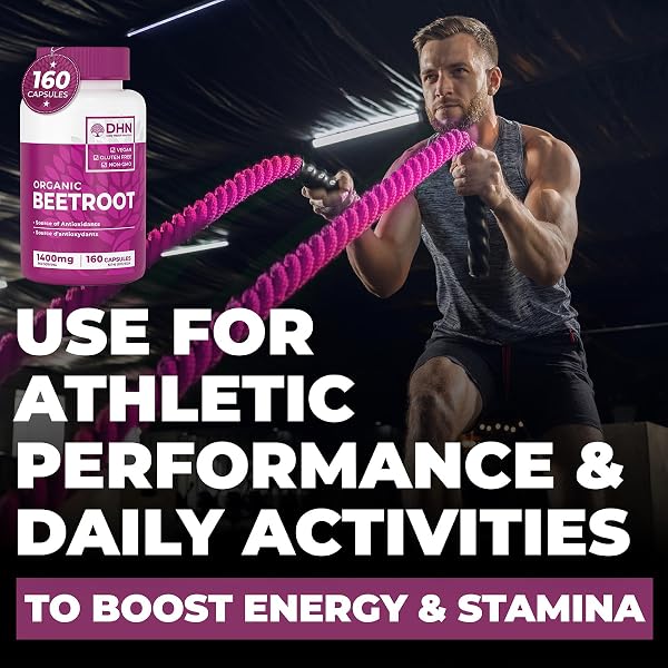 *BONUS SIZE* 160 Capsules of High Potency Organic Beetroot Powder | 1,400mg per serving (700mg per capsule x2) | Energy Support | Antioxidant Support | A Natural Super Food | Canadian Made - 5