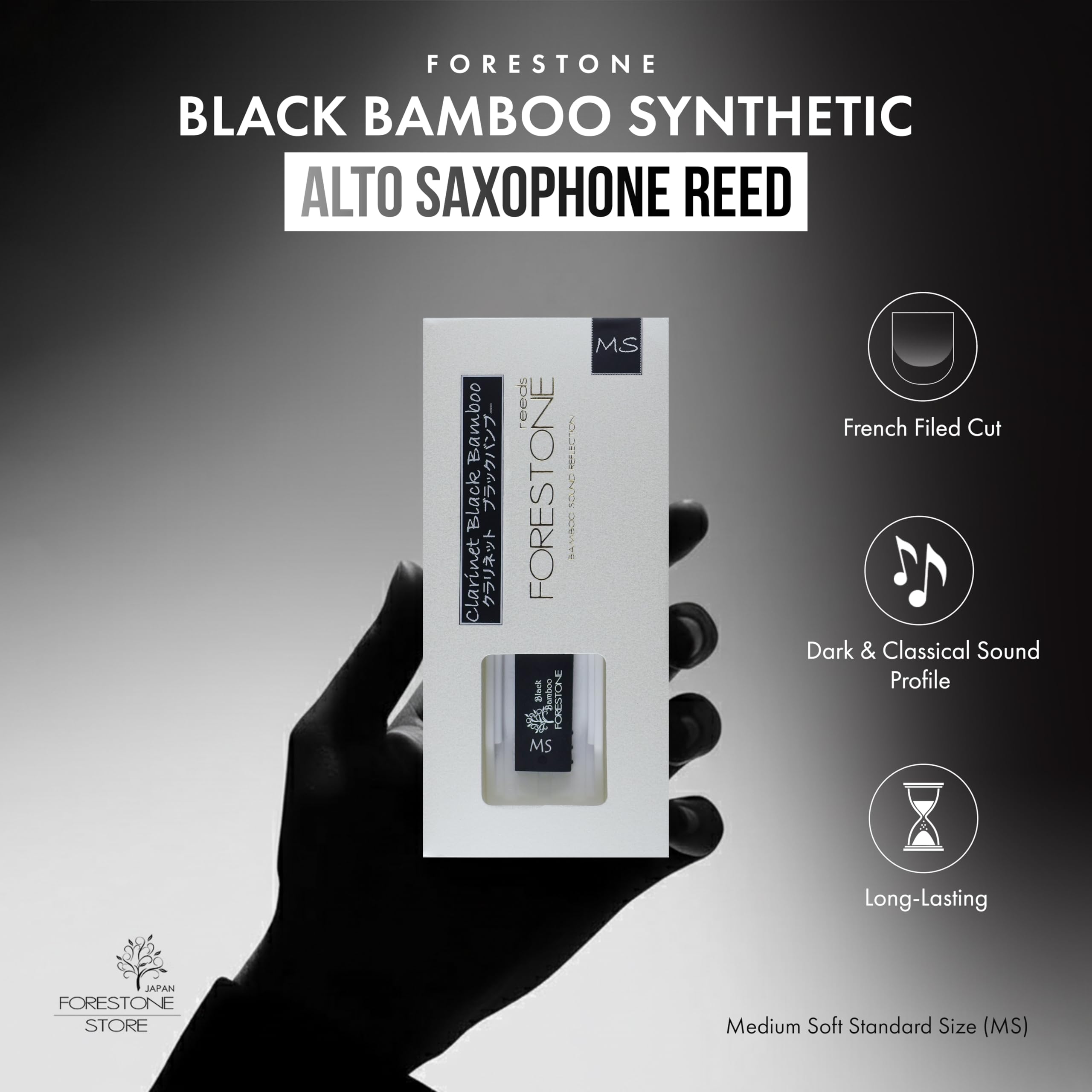 FORESTONE CLARINETE EN SIB - BLACK BAMBOO MS MEDIUM SOFT 2
