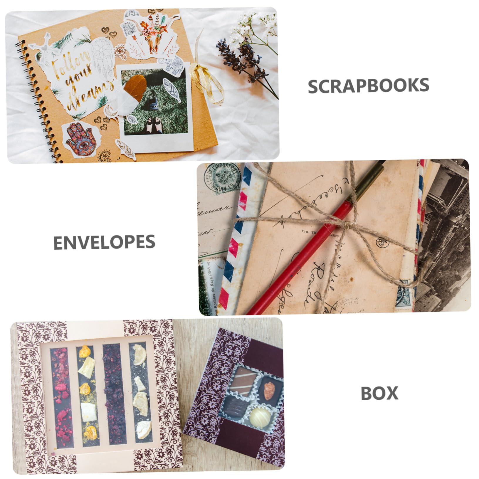 DOITOOL 4 Sätze Feuerfarbe Seet Set Box Brief Benutzerdefinierter Wachssiegelstempel Lacksiegel Stempel Wachssiegel-stempelset Wachsstempel Hochzeitsdekoration Kit Für Wachssiegel Metall