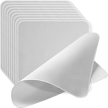 AAwipes Polishing Cloths 6.3" X 6.3" Grey Superfine Compatible with Apple iPhone, iPad, MacBook, iWatch, Soft & Nonabrasive Premium Microfiber Cleaning Cloths 10 Packs Grey