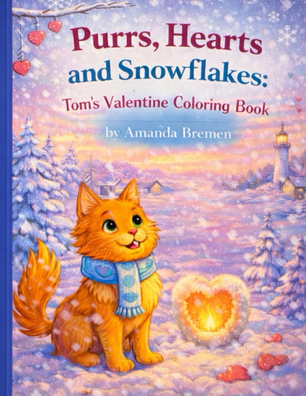 Purrs, Hearts, and Snowflakes: Tom’s Valentine Coloring Book (Tom’s Tales — Stories of Feral Cats, Friendship, and Finding Home)