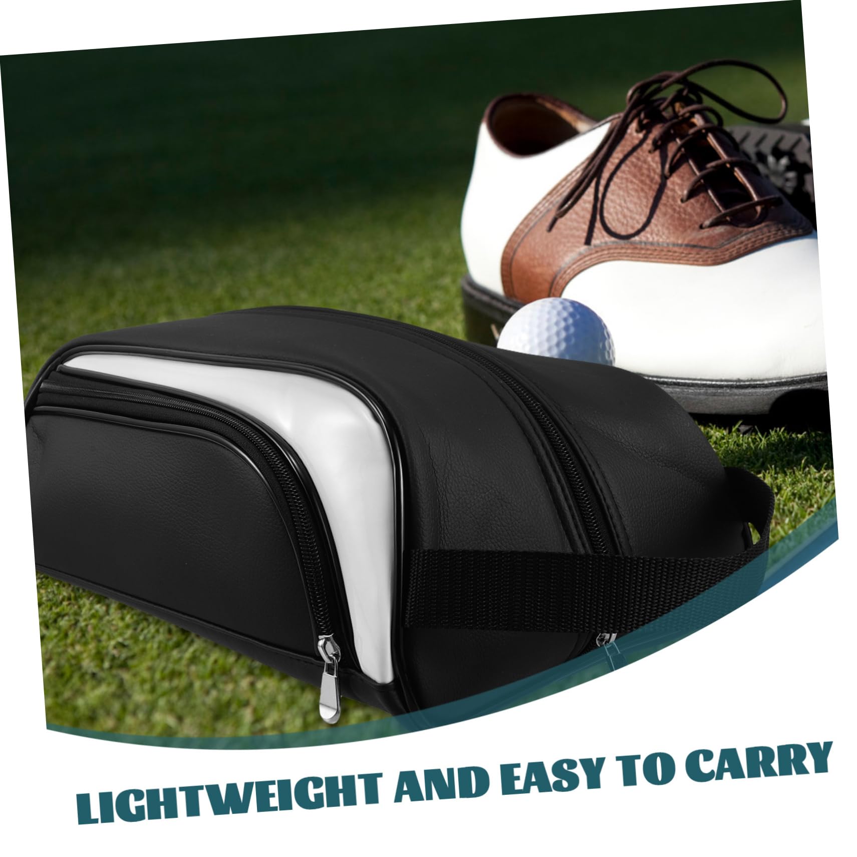 GALPADA Schuhbeutel für Reisen Wasserdichter Pu Schuhbeutel zur Aufbewahrung Schuhtasche für Koffer Tanzschuhbeutel Schuhorganizer für Golf und Sportarten Leicht Tragbar