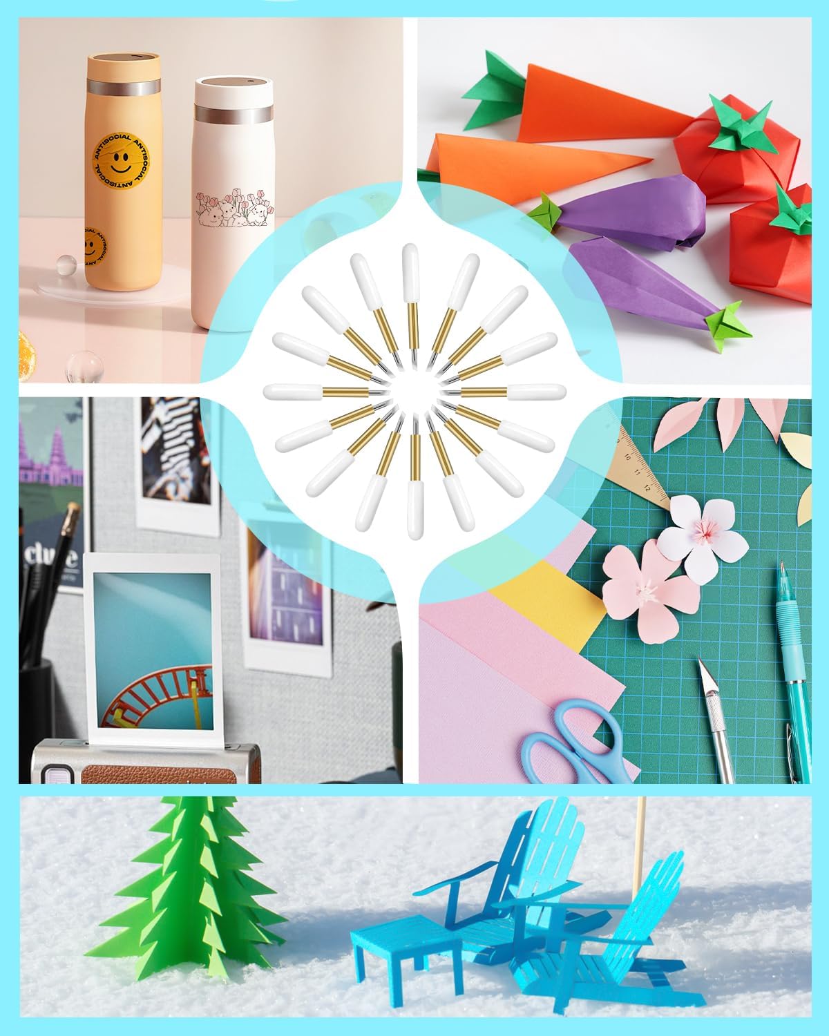 UCEC 40PCS Premium Fine Point Blades Compatible with Cricut Maker & Explore