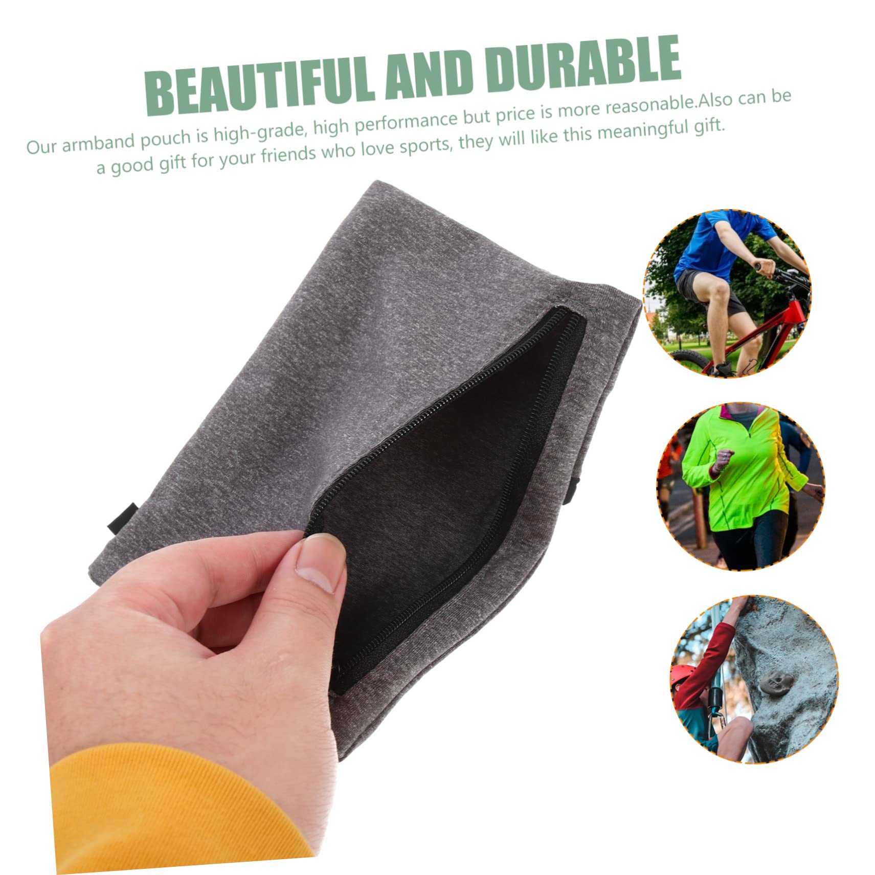 OSALADI 5pezzi Fascia Da Braccio Sportiva Per Smartphone Pouch Per Telefono Da Running Arm Bag Leggera e Compatta Eccellente Per Allenamenti e Attività All Aria Aperta