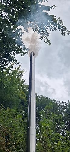 Campingkachel, mini-houtkachel, tentkachel, houtkachel, raketkachel, ultralichte tent, tentverwarmer, houtkachel, hobo-kachel, middelgrote tentkachels, inclusief schoorsteenrookpijp,L