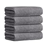 JML Microfiber Towels, Bath Towel Set 4 Pack, 27