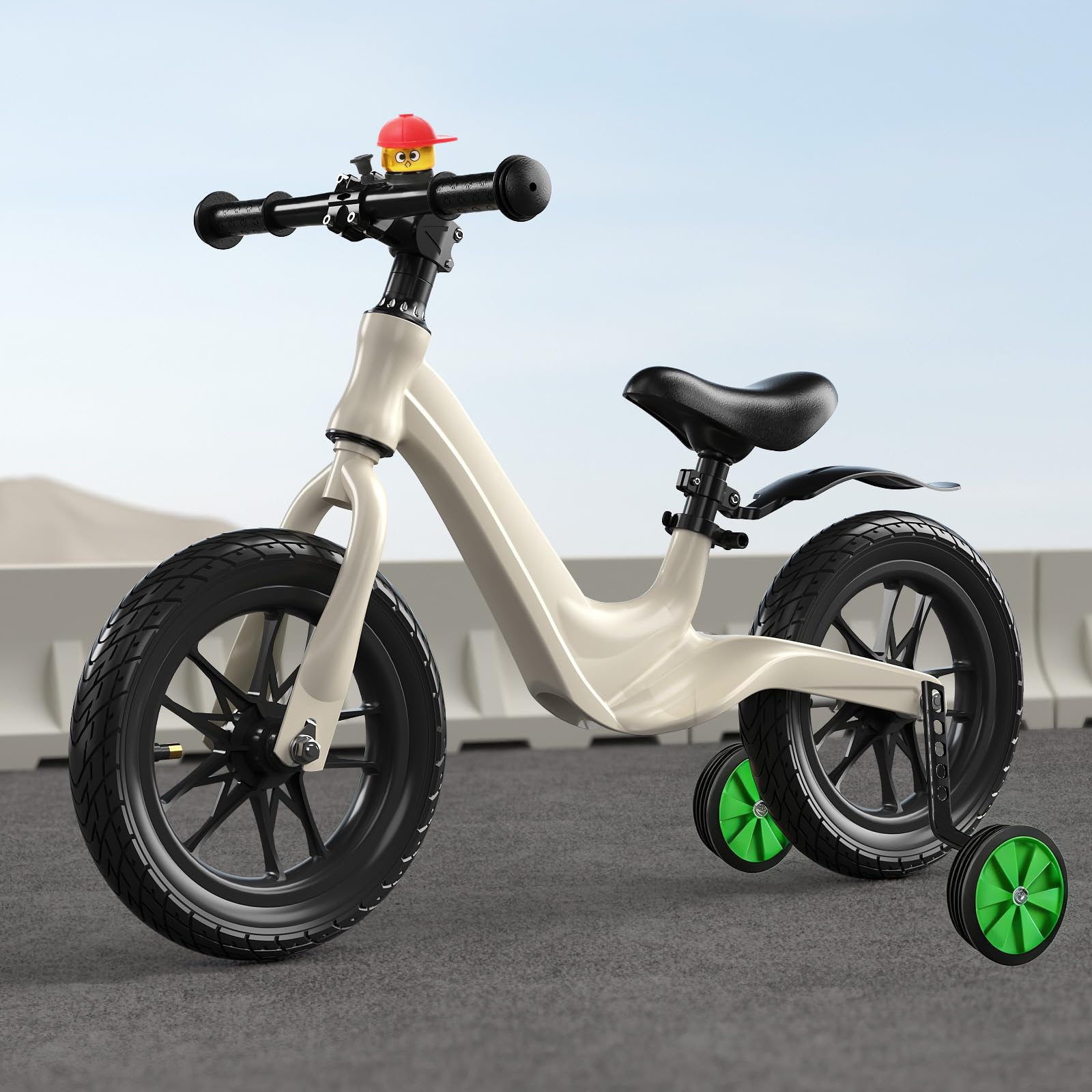 Ruote di Supporto Regolabili per Biciclette 12-20 Pollici Universali