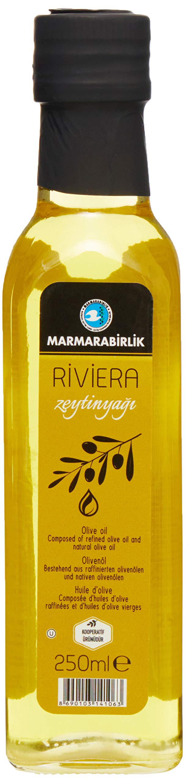 Marmarabirlik 250 Ml Cam Riviera Zeytinyağı