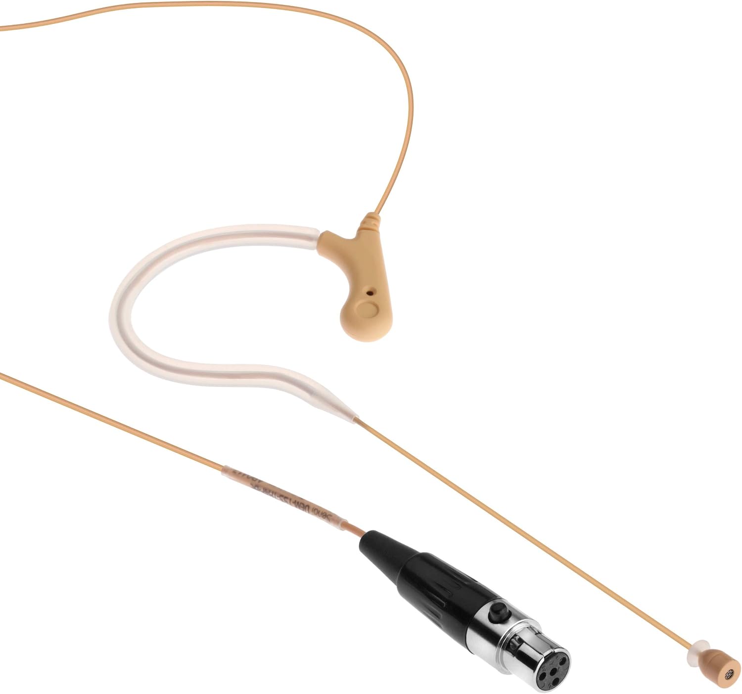 UEM-155-TA4F-BE Omni Earset Microphone with TA4F Connector for Shure Transmitters (Beige)