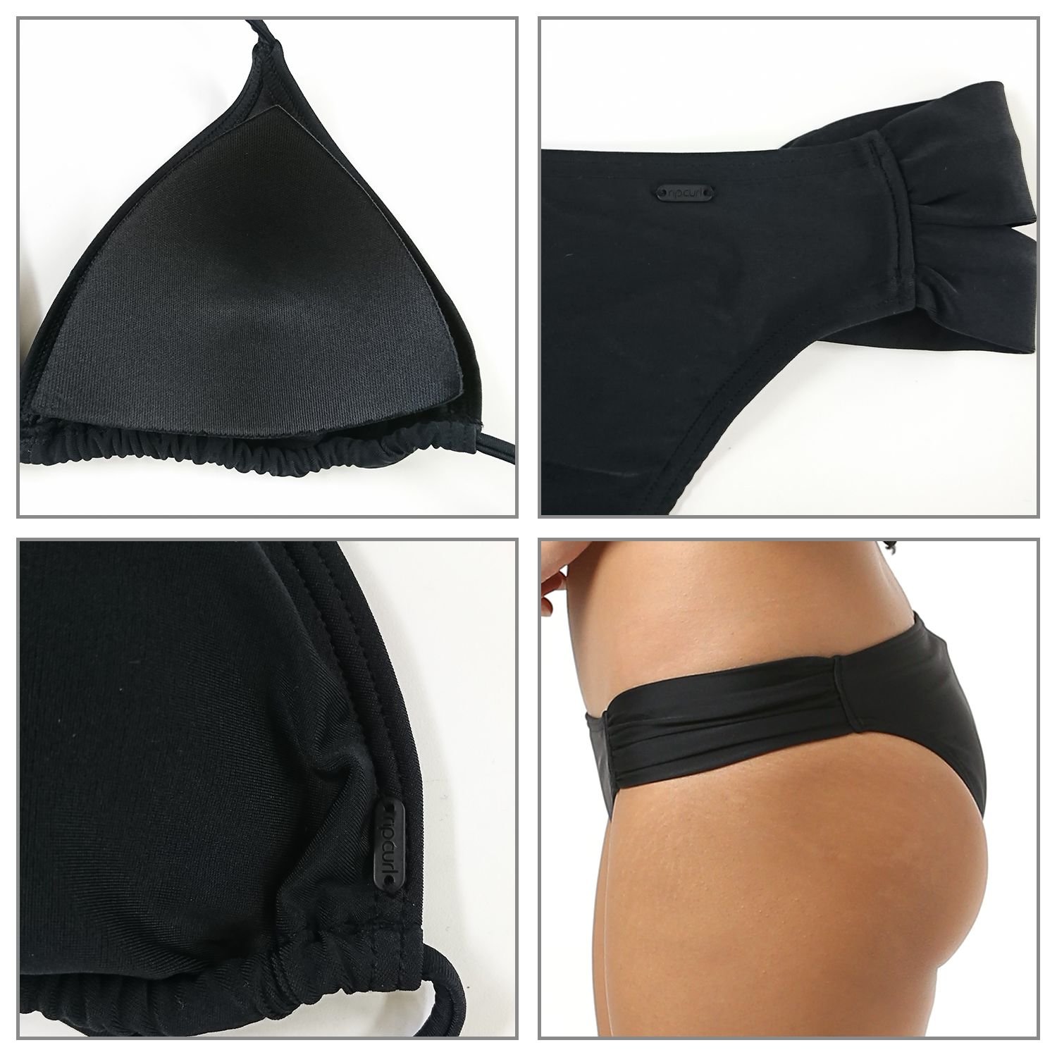 新品未使用　RipCurl リップカール　ビキニ　水着　ブラック　黒 RIP CURL 水着 「RIPCURL（リップカール）」L PREMIUM SURF