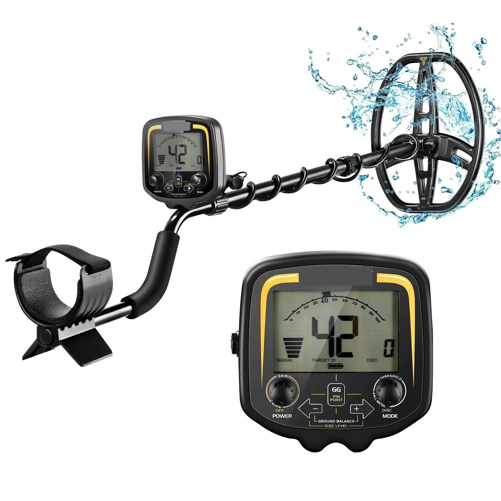 JVDDI Metal Detector Underground Professional Depth 2.5m Scanner Search Finder Gold Detector Treasure Hunter Pinpointer 11inch