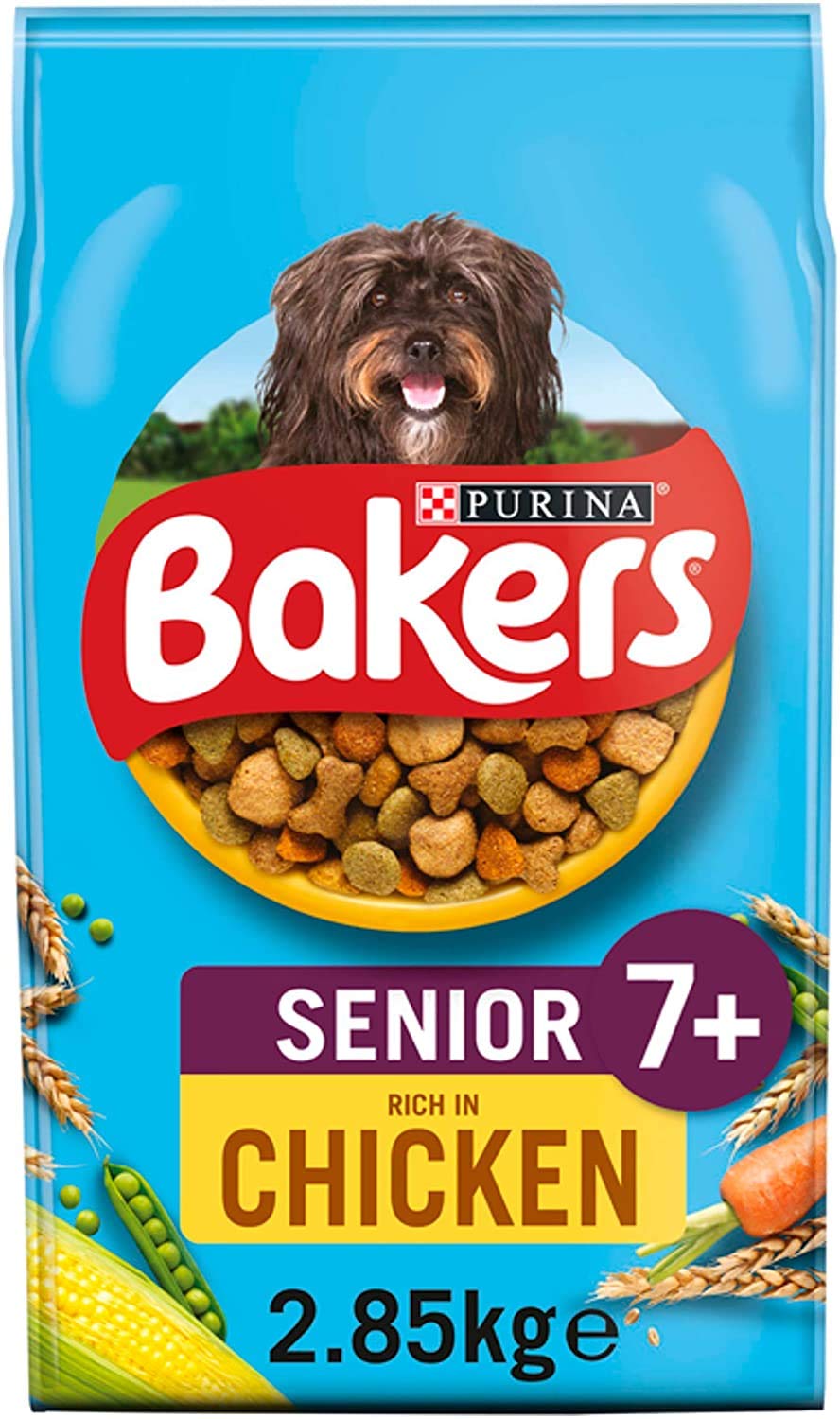 Bakers2 x Senior with Tasty Chicken & Vegetables & Wholegrain, 2.85kg