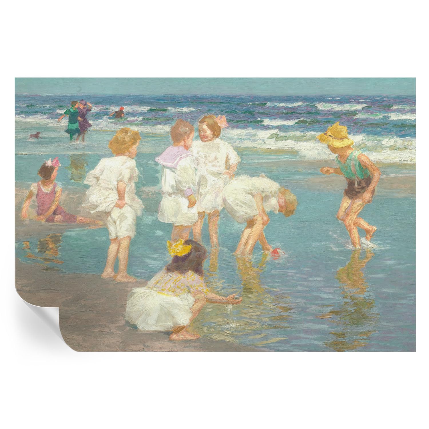 Vinilos decorativos infantiles de playa y murales de pared para el hogar