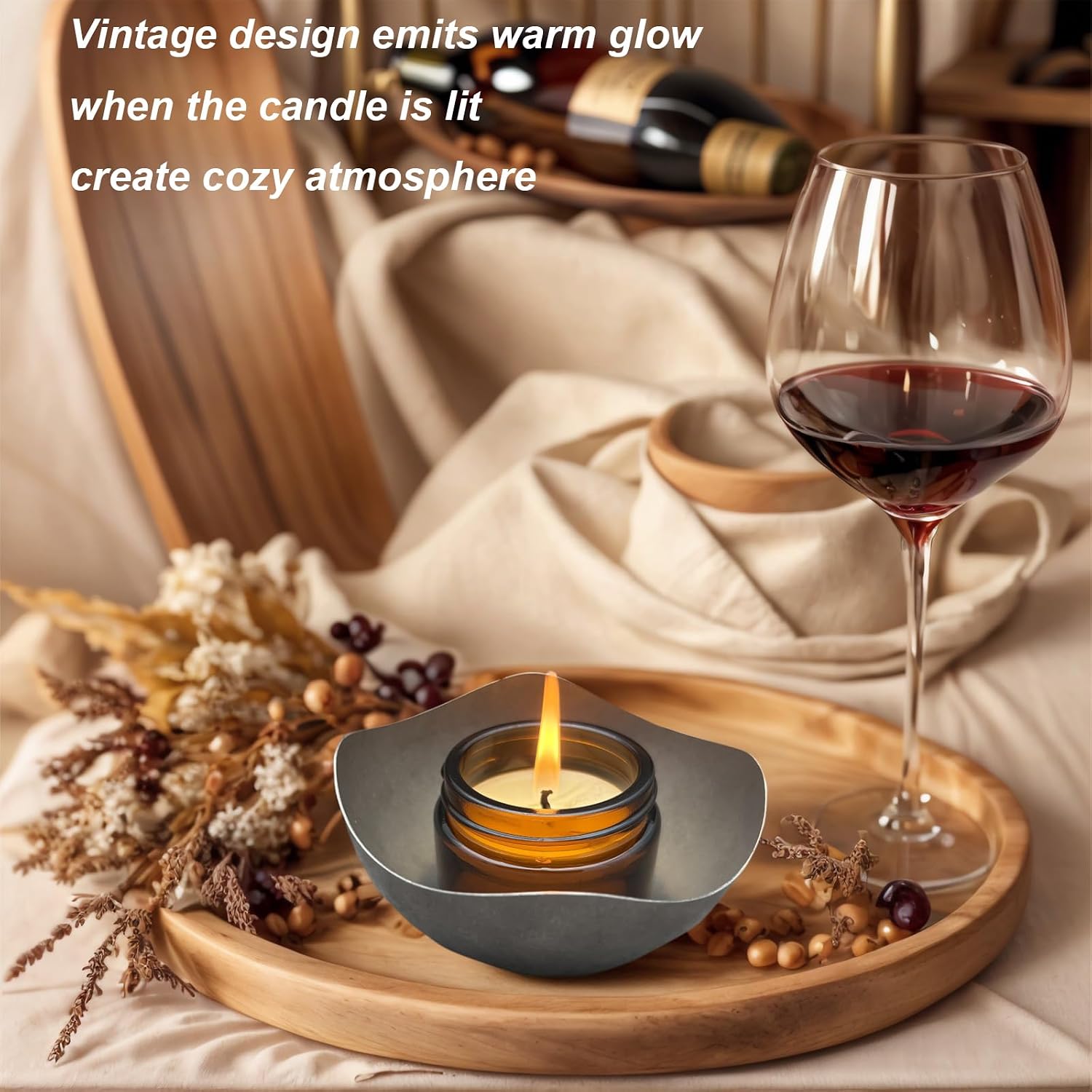 4Inch Decorative Bowl Stainless Steel Irregular Retro Key Bowl,Home Decor Countertop Organizer Candy Dishes for Snack,Fruit,Nut,Candle Plate Holder 3PCS Set