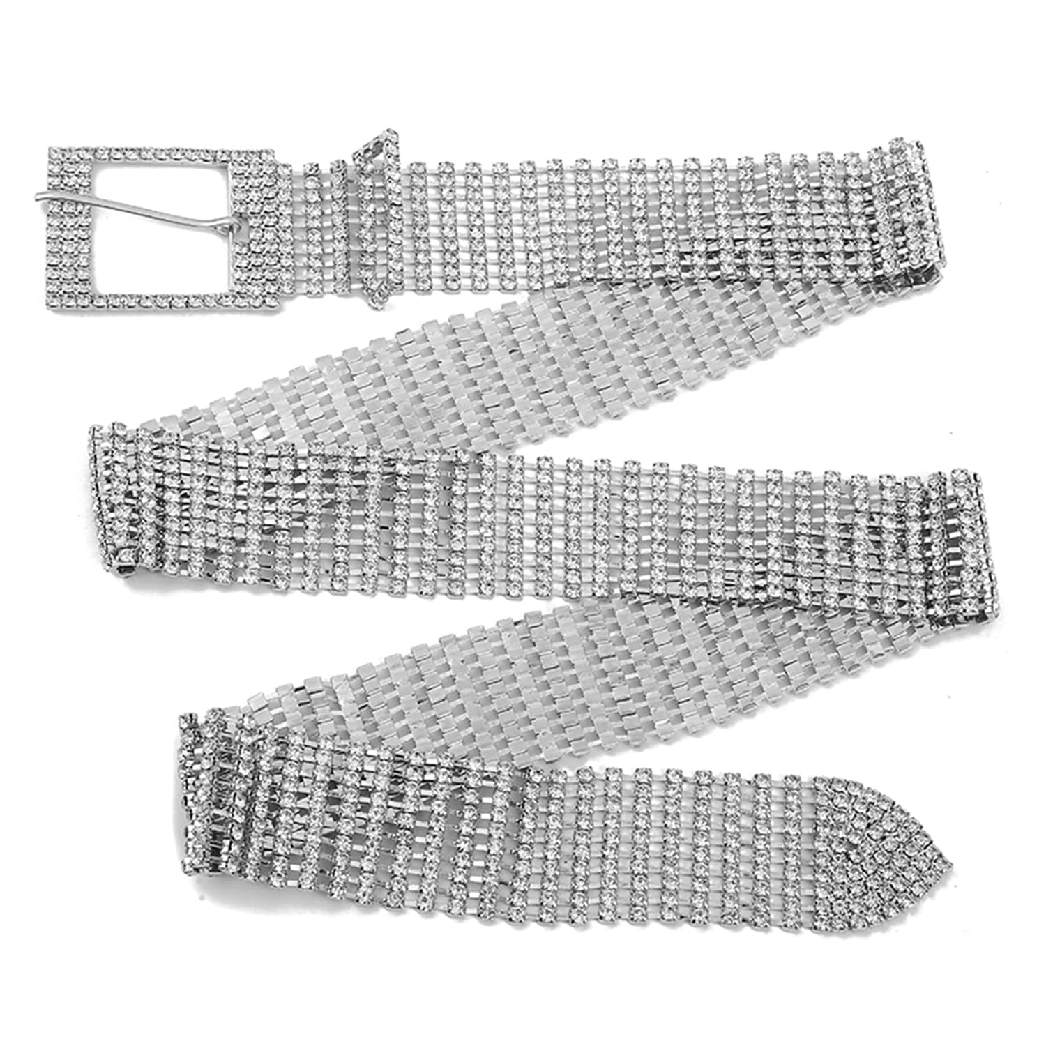 Silver Tone Dress Waist Belt Kamar Bandh Belly Belt Western & Stylish Wear for Women Girl-image-46