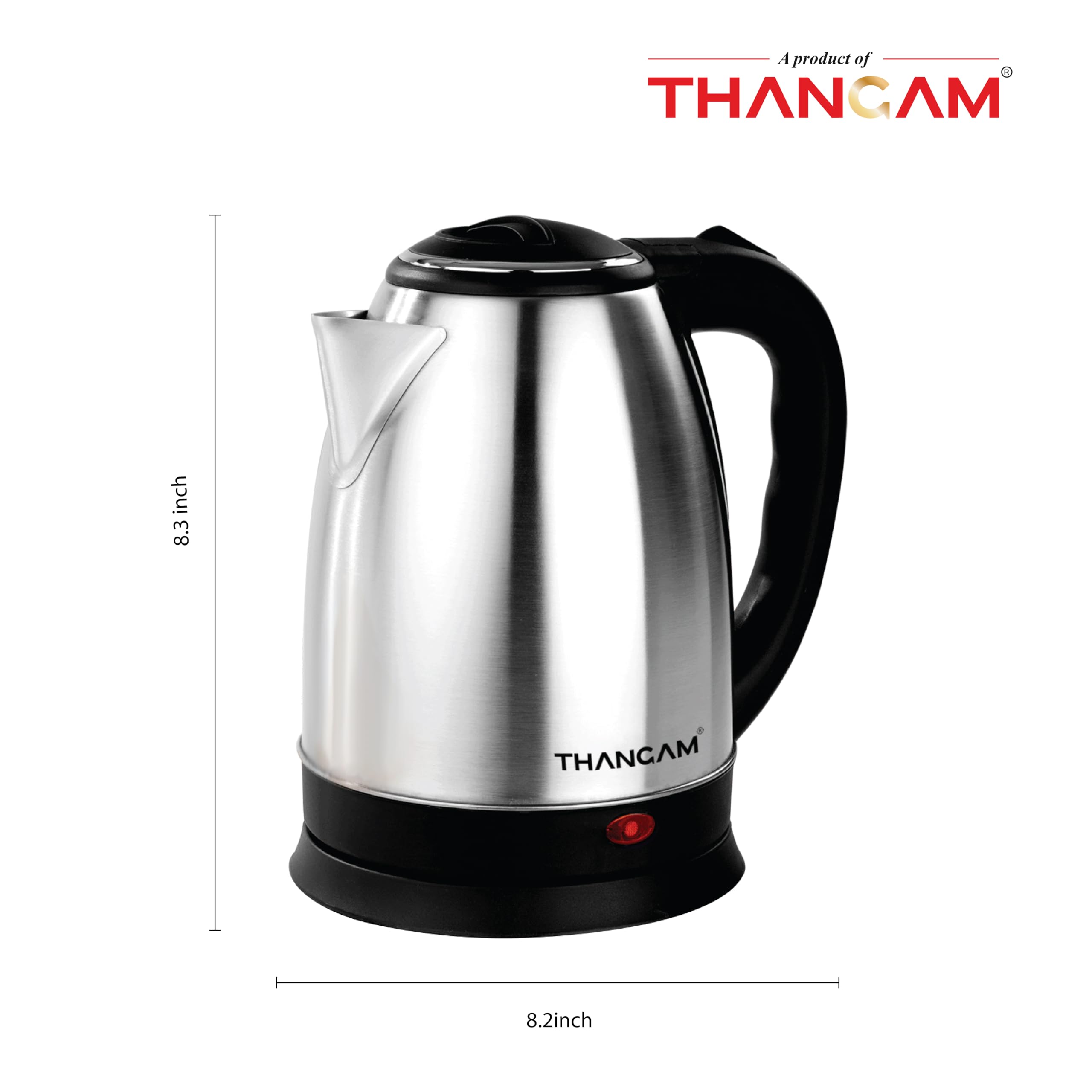 Thangam Stainless Steel Electric Kettle - 1.5L -2