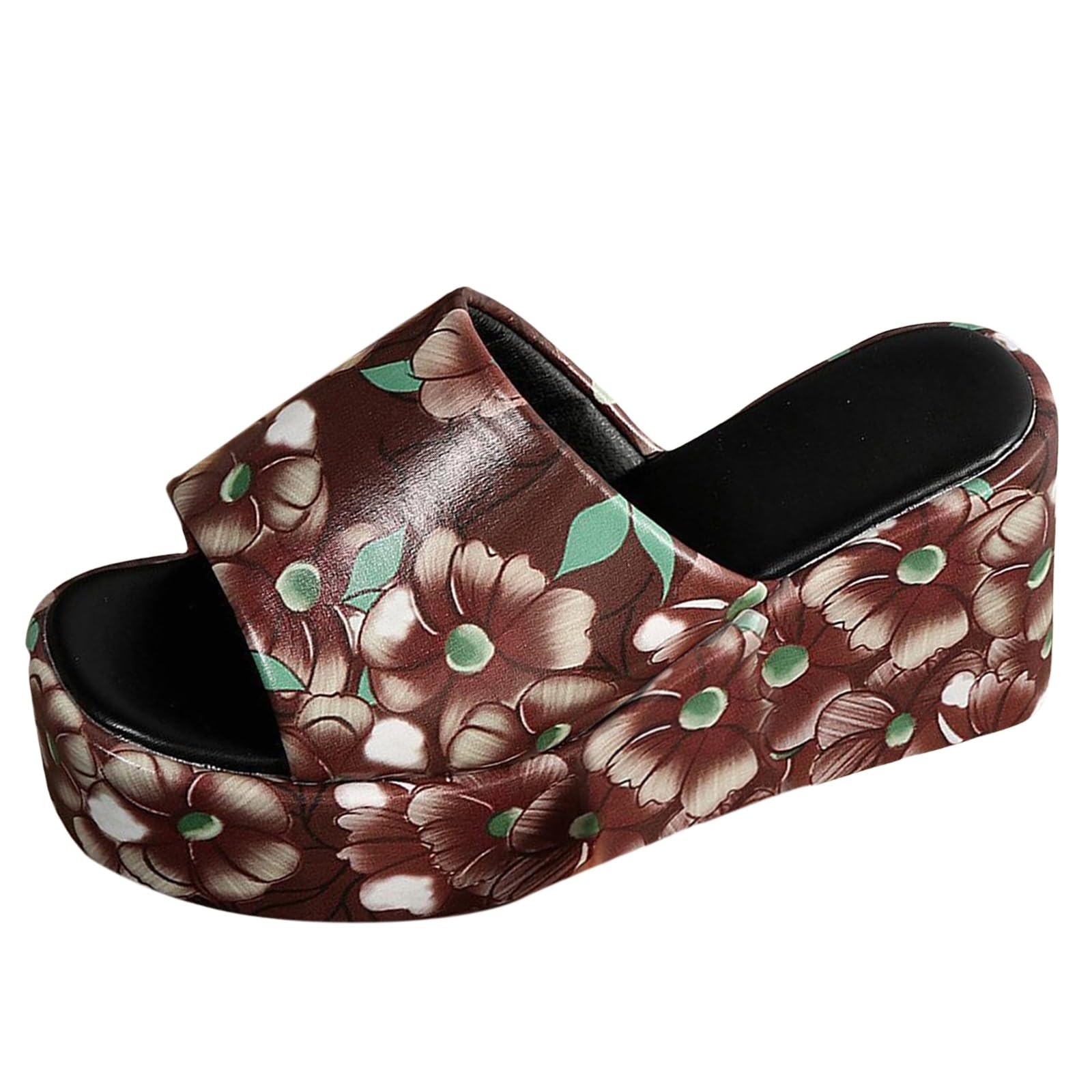 Ciabatte Donna Estive da con Zeppa E Fondo Spesso, Infradito, Sandali Plateau Donna, Pantofole Casual A Bocca di Pesce Ortopediche in Blu Plantare Estraibile Estivi Scarpe Estate