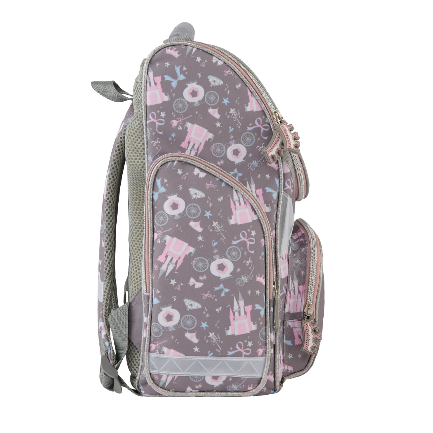 GOLDKIDS - Mochila escolar para niños y niñas, juego de 4 - Mochila escolar para niños con estuche - Bolsa para zapatos y cuaderno de tareas - Diseño de bailarina - Clase 1-3, Juego de 4, 1-3 Klasse,