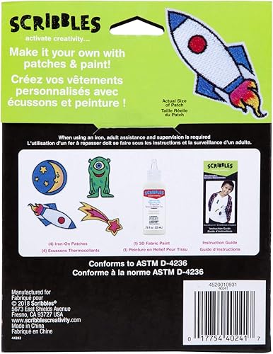 Miniatura 2 de Scribbles Kit de pintura y parches Alien Invasion