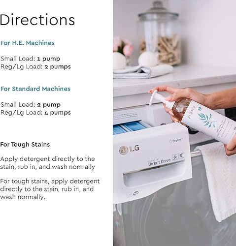 Miniatura 74 de Puracy Detergente para ropa – Detergente líquido alimentado por enzimas, detergente natural para ropa visto en TikTok, no tóxico