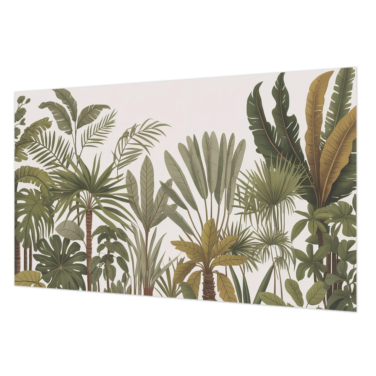 Impression de haute qualité pour décor intissé feuilles exotiques