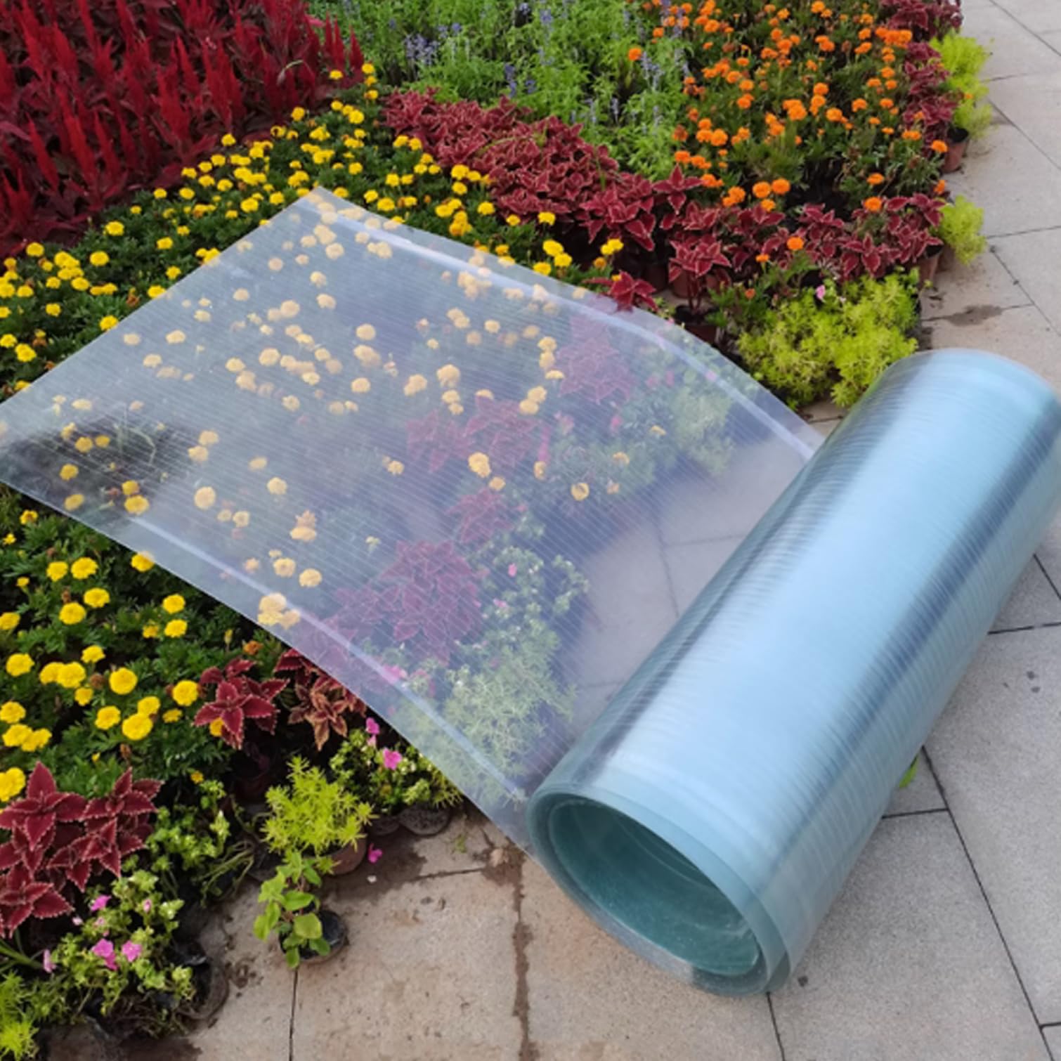 NURUGURE Fiberglass Reinforced Polycarbonate Roofing Sheet Insulated Roof Panel for Greenhouse and Awning