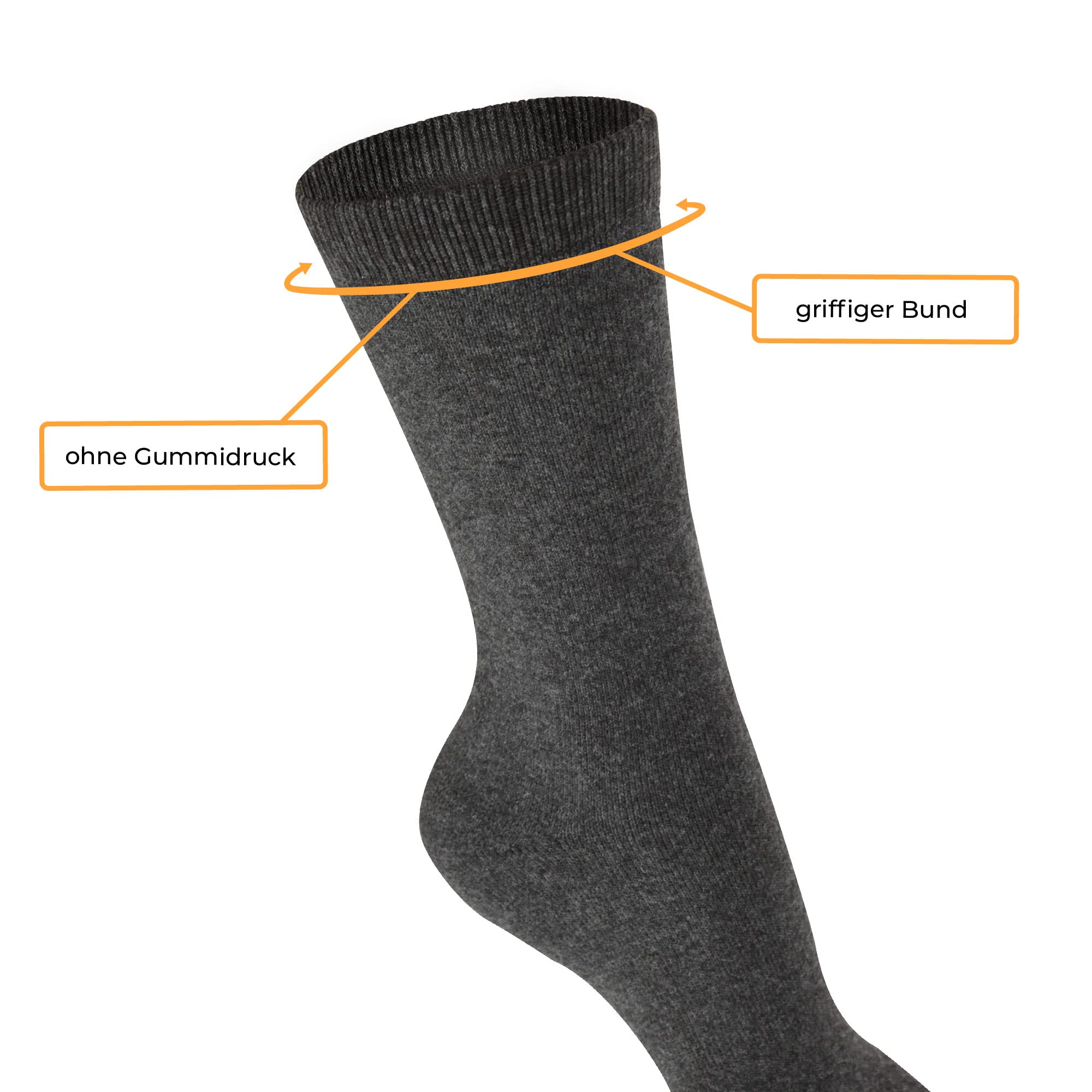 Bestlivings Herren Thermo - Socken, (39-42/43-46/47-50) 3er - 24er Pack - Klassische Baumwollsocken Atmungsaktiv Frottee - Socken
