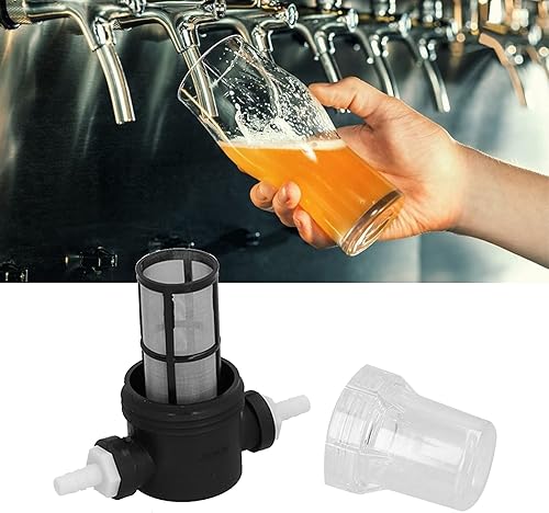 Miniatura 5 de Inline Beer Filter, Beer Inline Filter Strainer Beer Brewing Filter Beer Mesh Filter for Home Brewing 150 80 Mesh Water and Beer Filtering