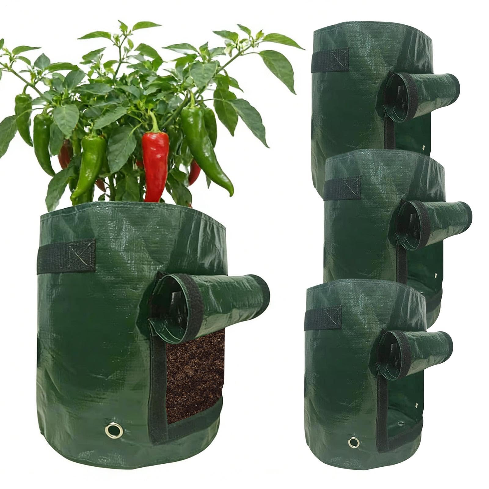 Bolsas para cultivar papas sin jardín macetas de tela para sembrar en patios pequeños