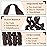 COOKOO French Curl Braiding Hair - 9 Packs Dark Brown 22 Inch Loose Wave Bouncy with Curly Ends - Pre-Stretched Yaki Synthetic Hair Extensions for Black Women