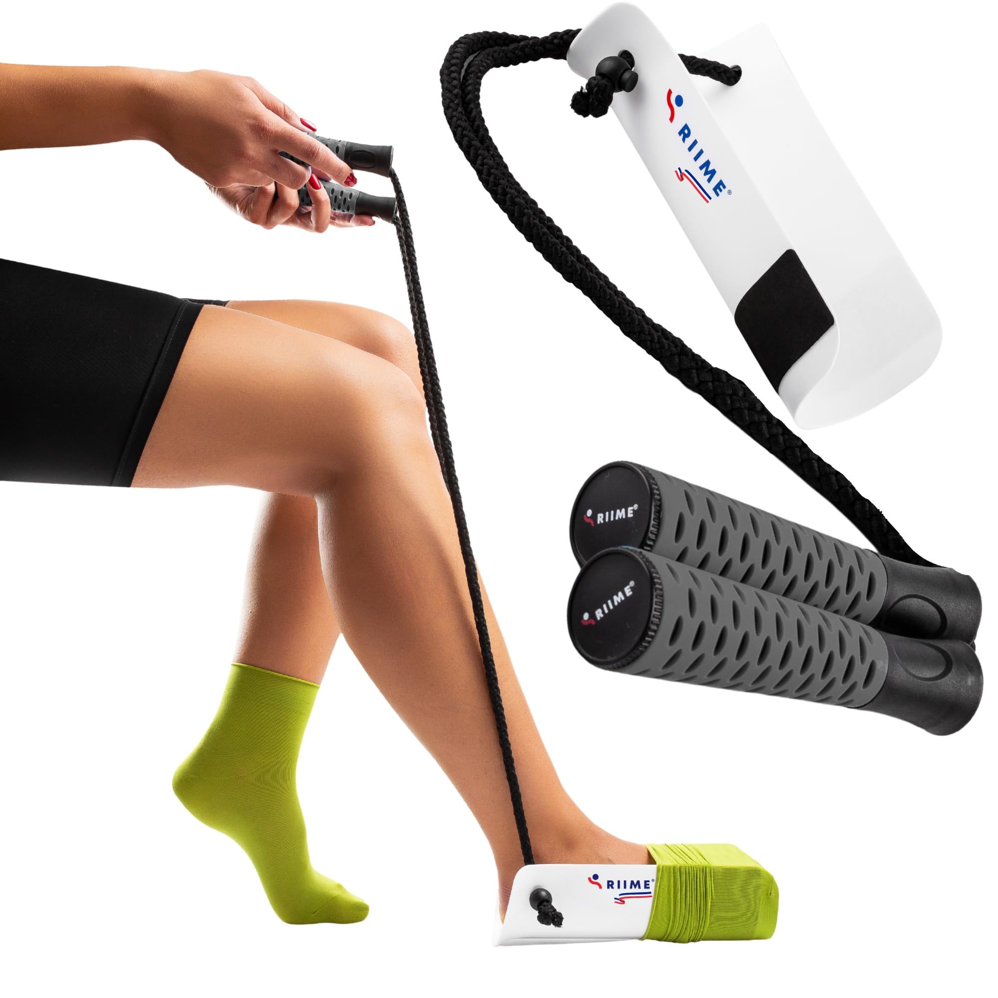 Sock Aid-SOKELP-Sock Aids for Putting Socks On and Off-Ergonomic Handle-Compression Sock Aid-Sock Puller Aid for Men/Women